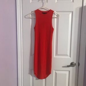 S Orange Revamped Bodycon Dress